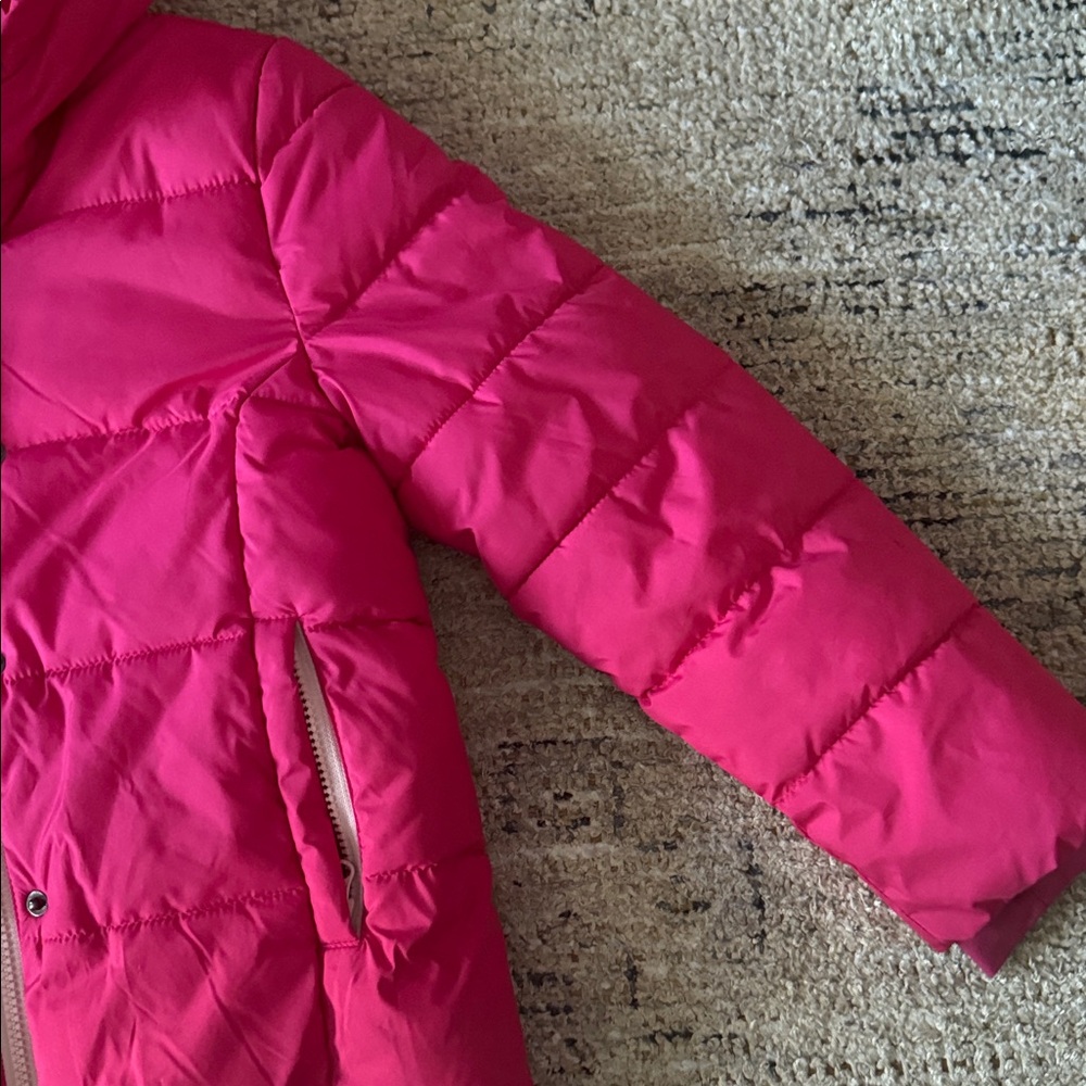Amazon Essentials Hot Pink Girls Winter Coat size M - Picture 6 of 10